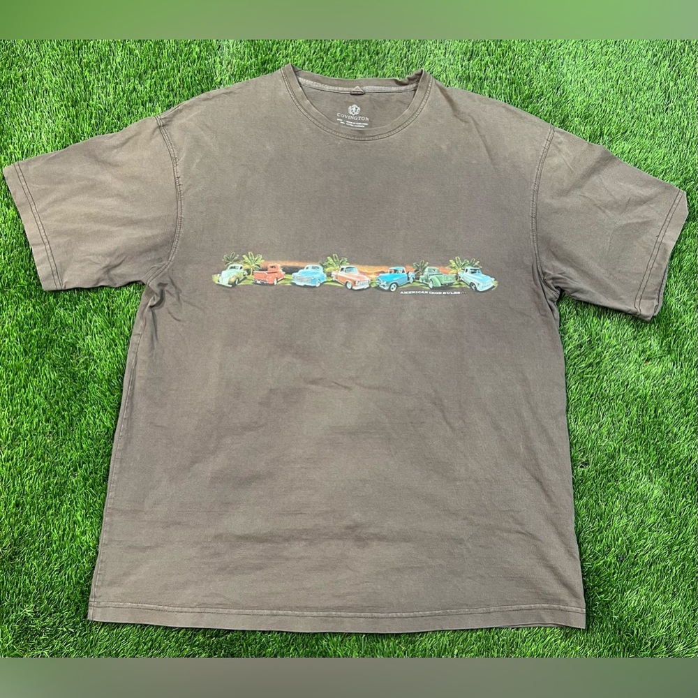 Vintage Brown Covington “American Iron Rules” t-shirt